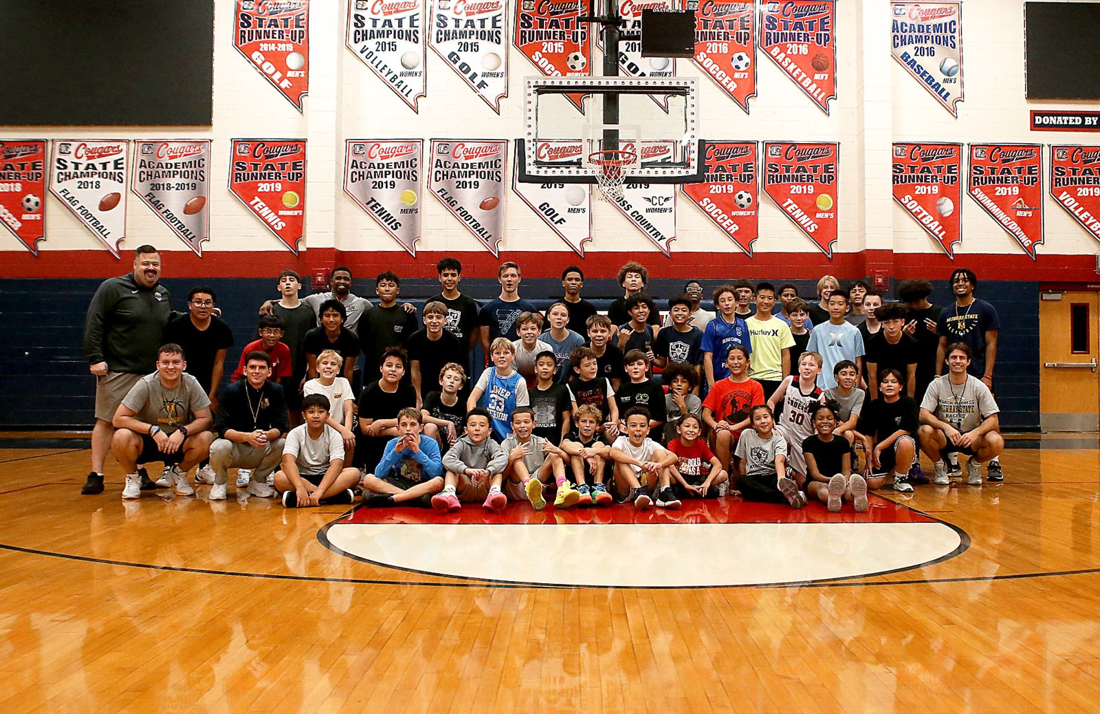 Youth camp group photo